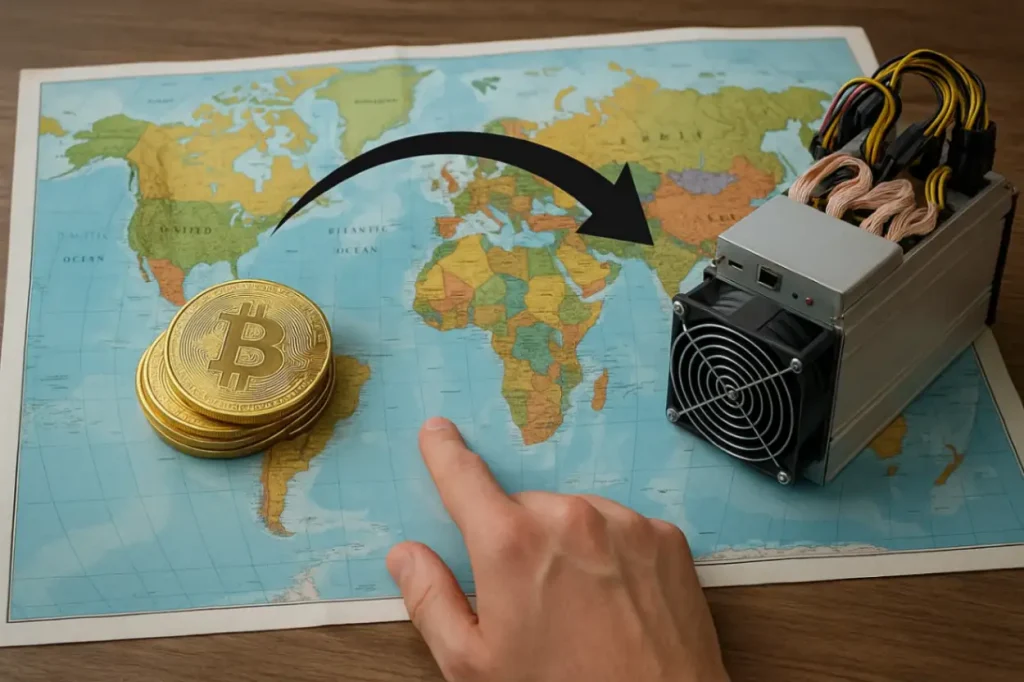 Перемещение ферм в 2025 году: где выгоднее добывать Bitcoin этим летом